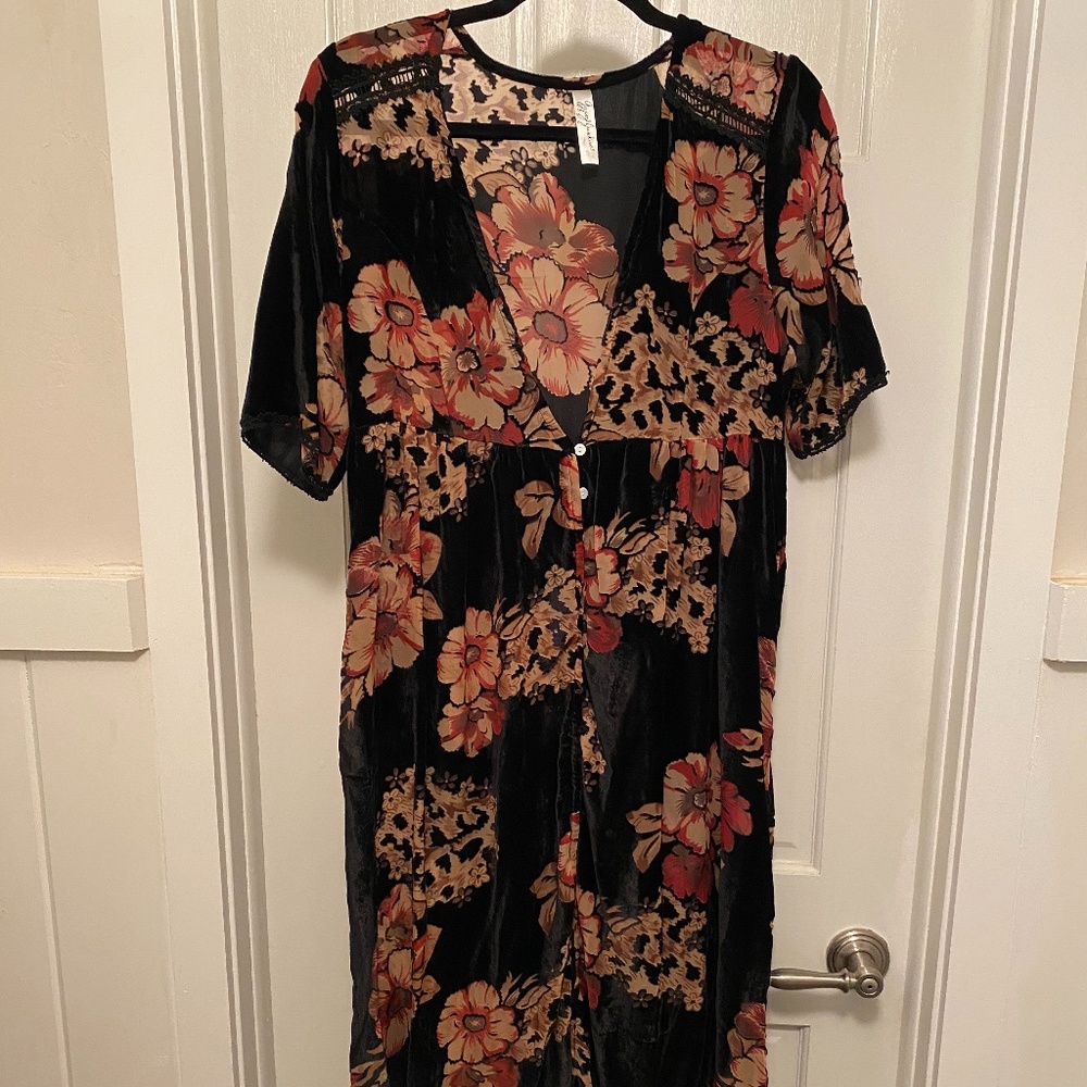 Velvet Burnout Dress